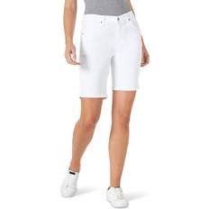 Lee Women Shorts Lee Women's Missy Relaxed-Fit Bermuda Short, White