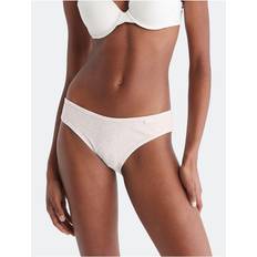 Calvin Klein Cotton Bikini Bottoms Calvin Klein Women's Ribbed Bikini Pink