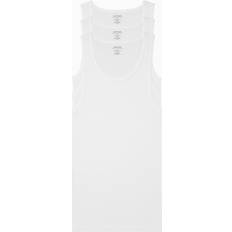 Calvin Klein Men Tank Tops Calvin Klein big&tall cotton white black ribbed tank t-shirts