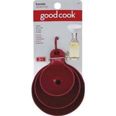 Funnels Good Cook Red Set Funnel