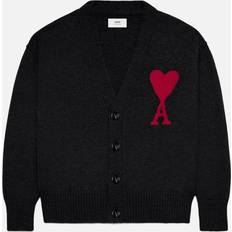 Best Cárdigans Ami Paris De Coeur Cardigan - Black/Red