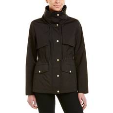 Clothing Cole Haan Women's Packable Raincoat Jacket Black Black