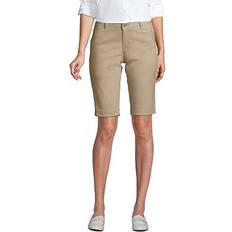 Lands' End Shorts Lands' End School Uniform Women Stretch Chino Bermuda Shorts