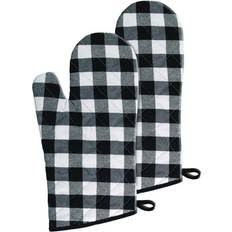 Checkered Pot Holders Achim Buffalo Check Pot Holder Black, White (33x17.8)