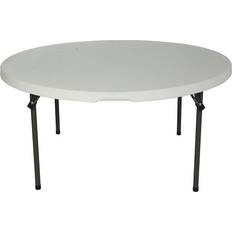 Round folding table Lifetime Commercial Round Folding Table 5ft