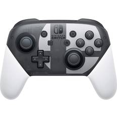 Nintendo switch controller grey Nintendo Pro Controller - Super Smash Bros. Ultimate Edition (Switch) - White/Grey