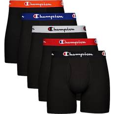 Champion Men's Cotton Stretch Boxer Briefs 5-pack - Black