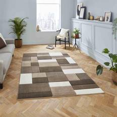 Think Rugs Matrix MT61 Brown