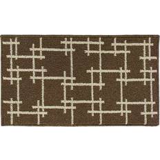 Carpets & Rugs JVL Vector Machine Washable Backed Doormat, 40X70Cm Brown