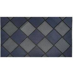 JVL Platina Scraper Silver, Blue 40x70cm