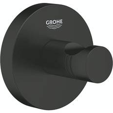 Ganchos para toallas Grohe Patère Murale Start Noir Mat