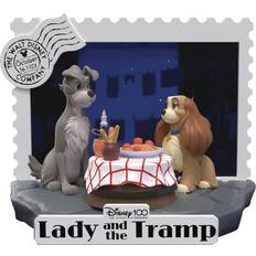 Spielzeuge Disney Beast Kingdom 100th Anniversary Lady and the Tramp PVC Diorama Statue