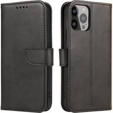 Hurtel Handyhülle für sony xperia 1 v case hülle kartenfach magnetisch schwarz