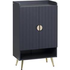 Homcom Modern Grey Shoe Rack 60x100cm