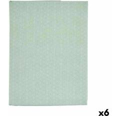 Tablecloths on sale Kinvara Light Green Star Anti-Stain Thin Canvas 140 x 180 cm Set of 6 Tablecloth Green