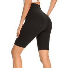 Gayhay High Waisted 8 inches Soft Tummy Control Shorts - Black