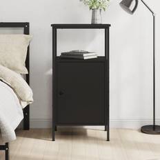 Cheap Bedside Tables vidaXL Cabinet Black 41 x 31 x 80 cm Bedside Table