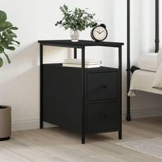 Sort Sengebord vidaXL 30x60x60 konstrueret Sengebord