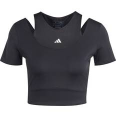 Adidas HIIT AEROREADY Crop Training T-Shirt Black