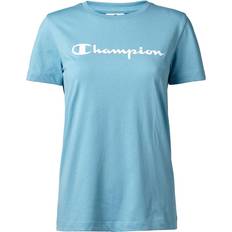 Champion Big Script Logo T-Shirt - Blue