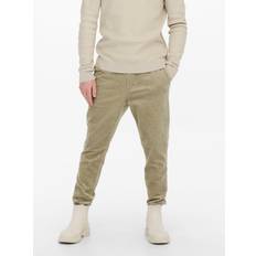 Manchester Byxor Only & Sons Cropped Cord 9912 Pant Grå
