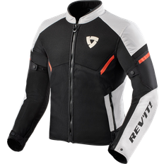 Équipement Moto Rev'it! Jacket GT-R Air White/Neon Red Blouson textile