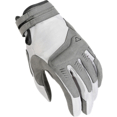 Beige Guantes de Moto Macna Darko, guantes color: Blanco/Gris tamaño: