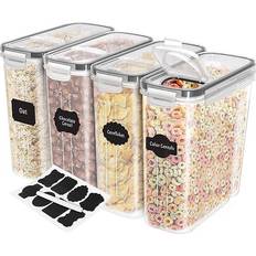 Cereal storage containers Utopia Kitchen Cereal Storage Kitchen Container 4 1.06gal