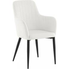 Comfort spisebordsstol Venture Design Comfort Spisestuestol Sort Hvid Køkkenstol 2stk