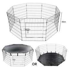 KCT Medium 8 Sided Wire Foldable Puppy Play Pen