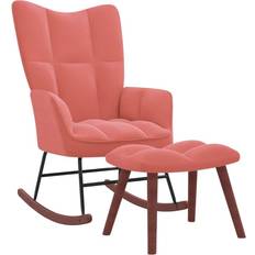 Pink Gyngestole vidaXL fodskammel Gyngestol