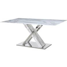 Silver Dining Tables Dkd Home Decor Krystal Spisebord