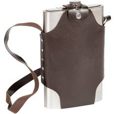 Geko 28.5X20.5X5Cm Jumbo Stainless Steel Drink Flask With Carry Handle 64Oz Hip Flask Hip Flask