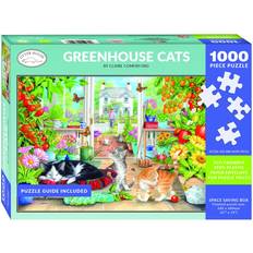 Otter House Greenhouse Cats 1000 Pieces