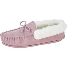 Shoes Mokkers EMILY Ladies Moccasin Slippers Pink: