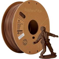 Stampa 3D Polymaker 70959 PolyTerra Filamento per stampante 3D Plastica PLA contenuto di plastica ridotto 1.75 mm 1000 g Marrone militare 1 pz