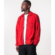 HUGO BOSS Outerwear HUGO BOSS Zipped Overshirt Red