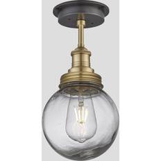 Industville Brooklyn Globe Mount Material Ceiling Flush Light