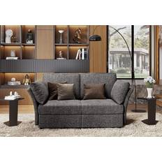 Amerlife Modular Sectional Couch Sofa 57" 2 Seater