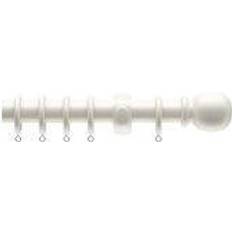 New Edge Blinds Complete Wooden Curtain Pole Set