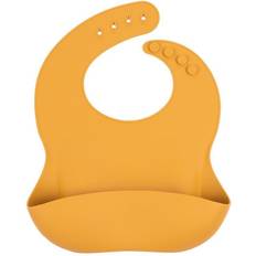 Baby Silicone Weaning Bib Ochre