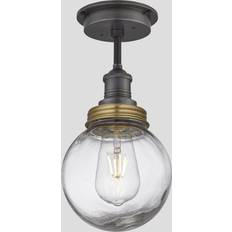 Industville Brooklyn Globe Mount Material Ceiling Flush Light