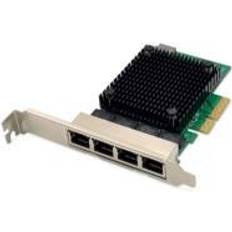 PCIe x4 Netzwerkkarten & Bluetooth-Adapter Digitus Assmann 4 Port RJ45 RTL8125B 2,5 GBits Server NIC