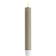 Led kronelys 15cm Deluxe Homeart LED Kronelys 2 Stk Ø 2,2 x H 15 cm Sand LED-lys 2stk