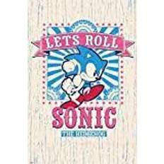 Decoraciones de Pared Grupo Erik Poster Sonic Let's Roll Póster