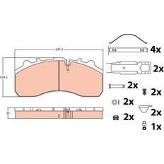 TRW Bremsbelagsatz, Scheibenbremse PROEQUIP GDB5067