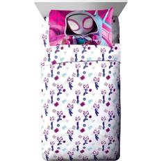 Spidey Amazing Friends Ghost Spider Gwen Twin Size Sheet Set