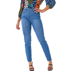 Roman Petite Stretch Denim Jegging - Mid Blue