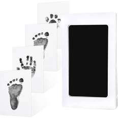 Photoframes & Prints 1pk Inkless Hand and Footprint Kit, Ink Pad for Baby Hand and Footprints, Mess Free Baby Imprint Kit Jet Black Jet Black