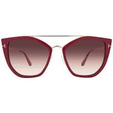 Tom Ford Guld Solbriller Tom Ford Damen Designer Solbriller - Flerfarvet
